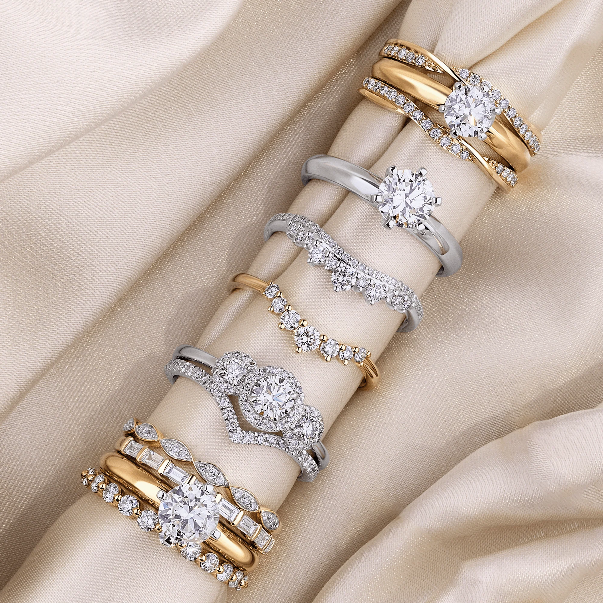 0.25ct TW Diamond Dress Wedding Ring 9ct Yellow Gold - Image 5