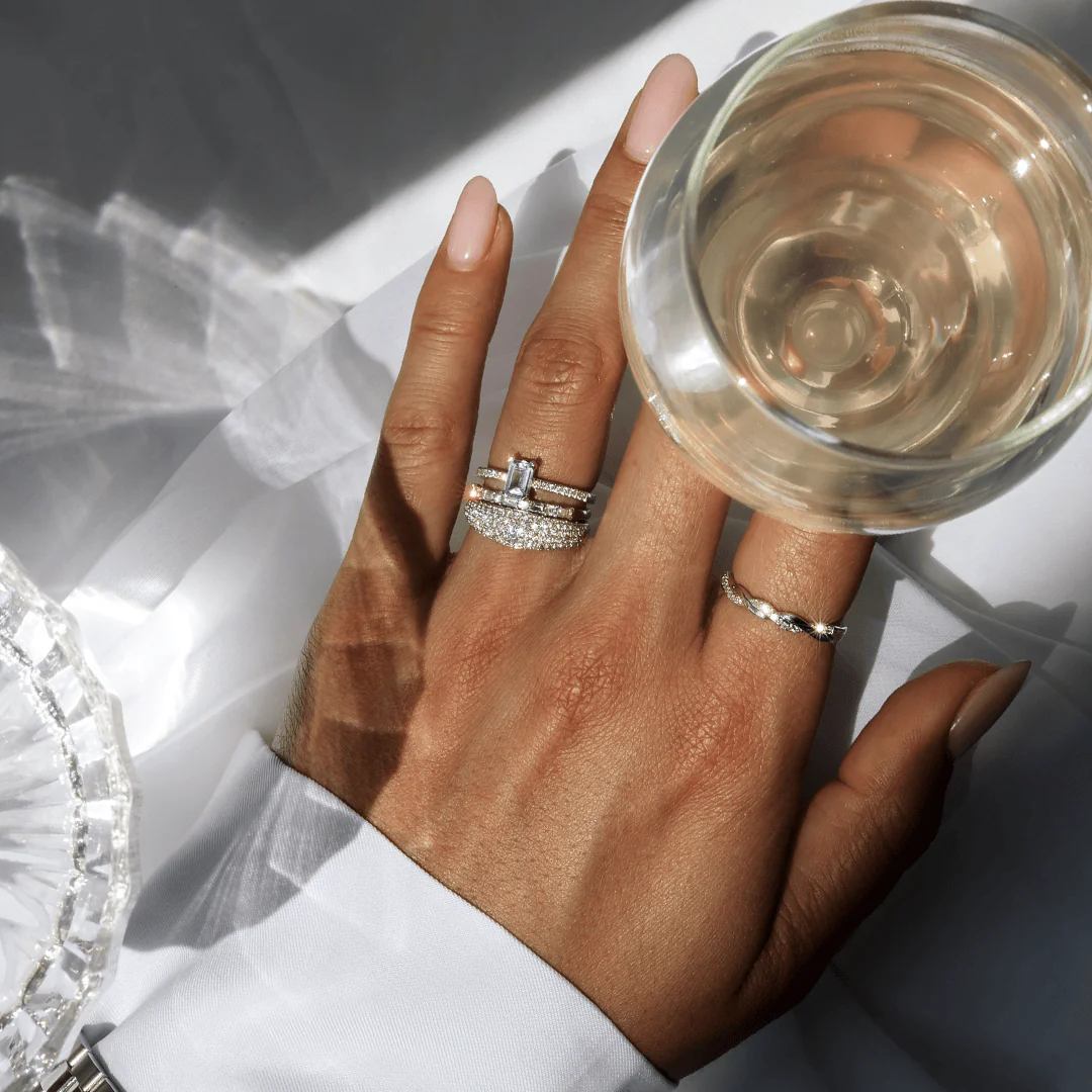 0.34ct TW Diamond Band in 9ct White Gold - Image 3