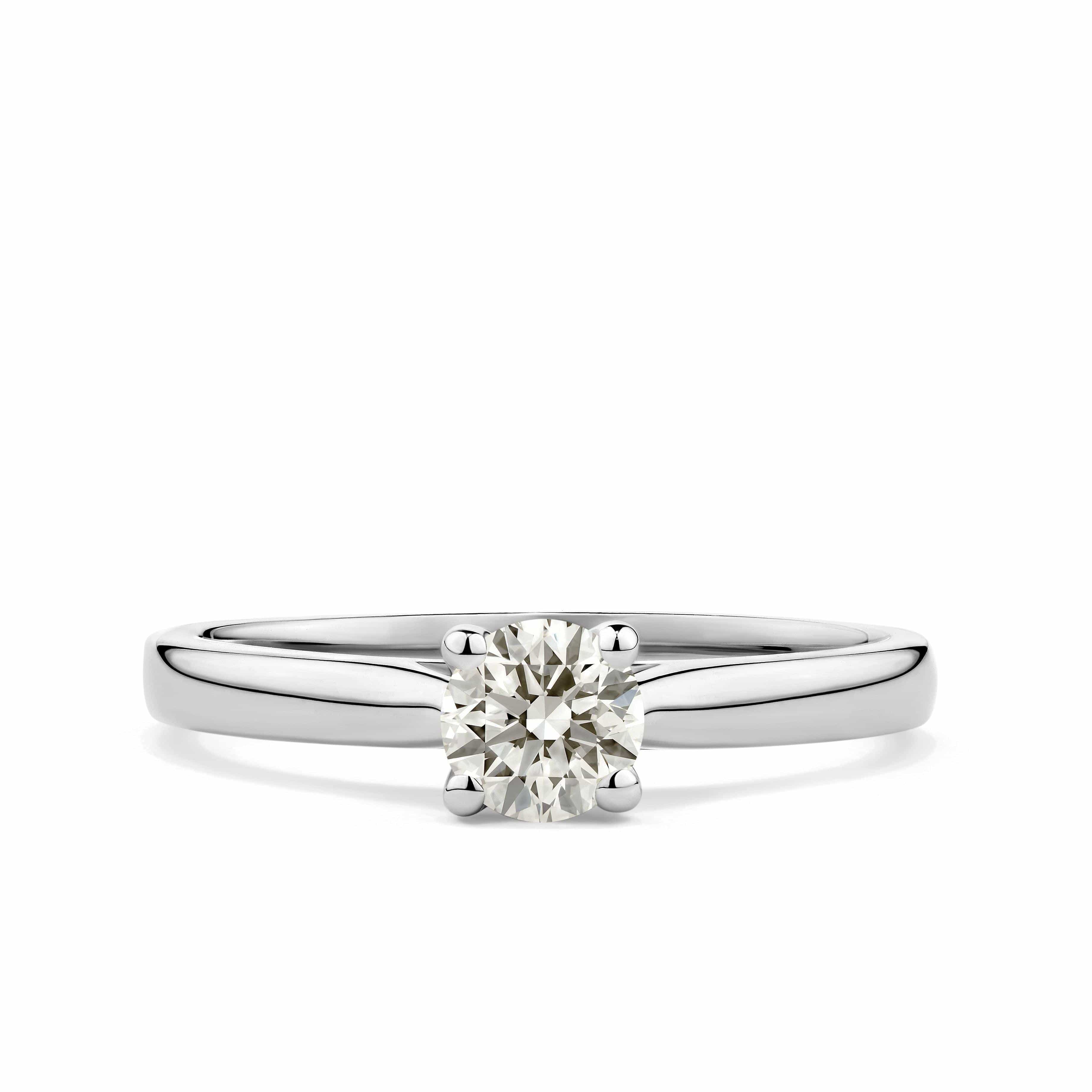 Rendition 0.50ct TW Diamond Solitaire Ring in 9ct White Gold - Image 2