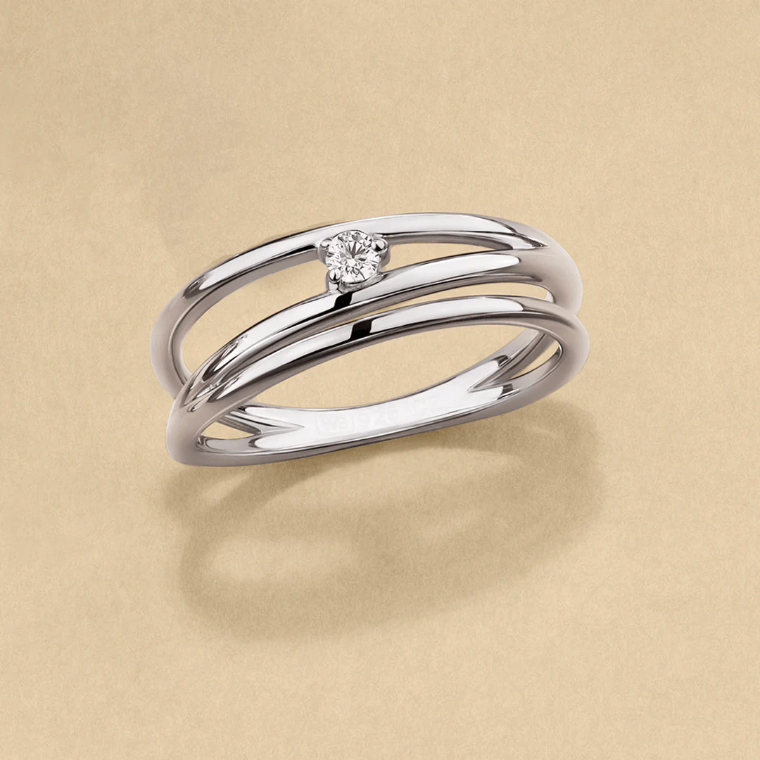 Cubic Zirconia Dress Ring in Sterling Silver - Image 2