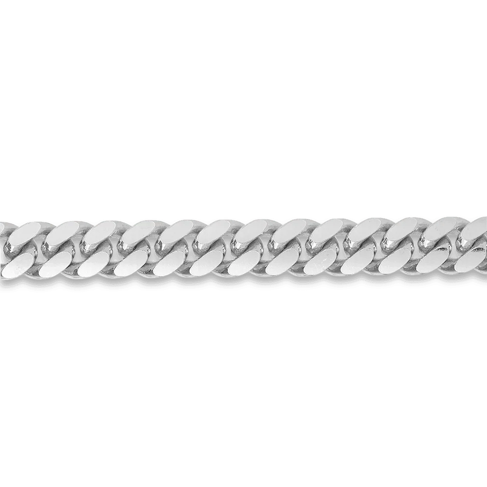 55cm Curb Link Chain in Sterling Silver - Image 3