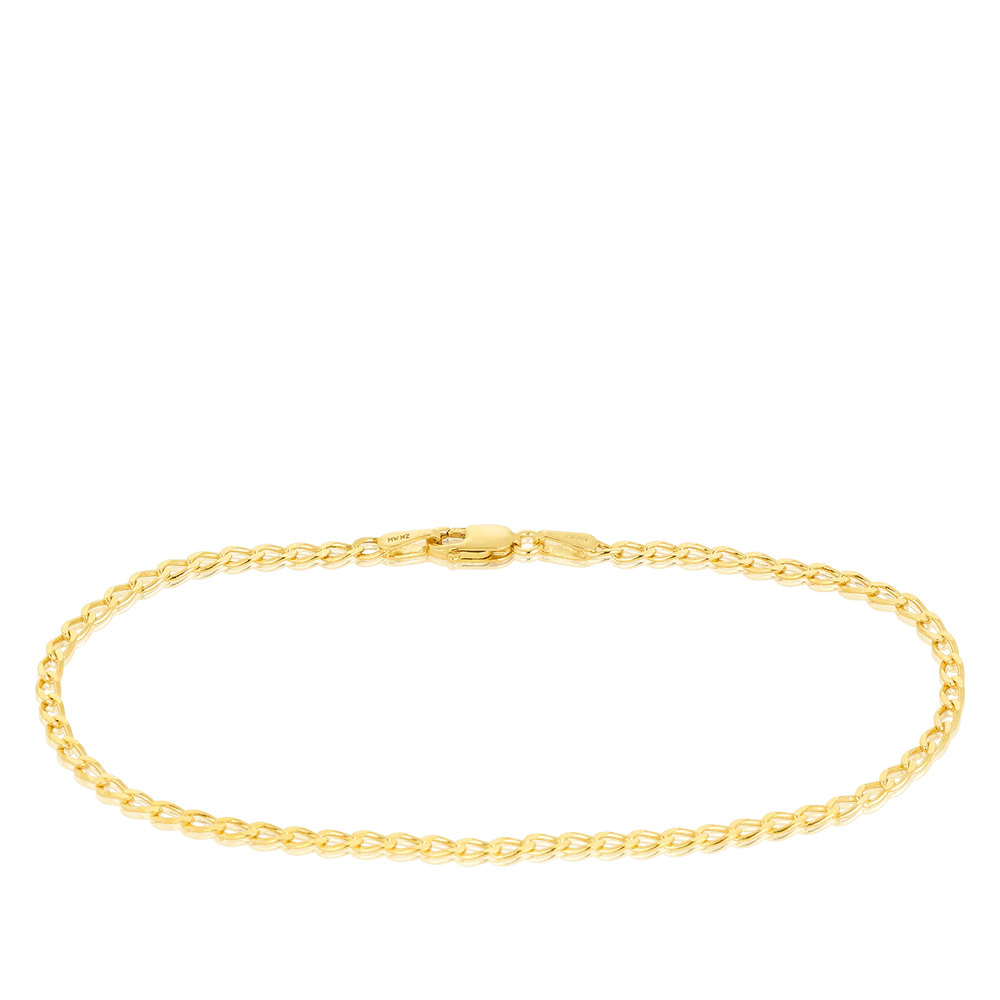 Link Bracelet in 9ct Yellow Gold