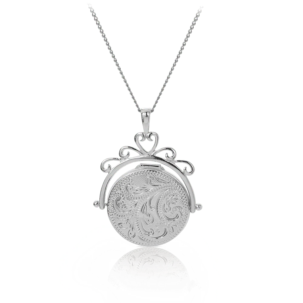 Filigree Locket in Sterling Silver
