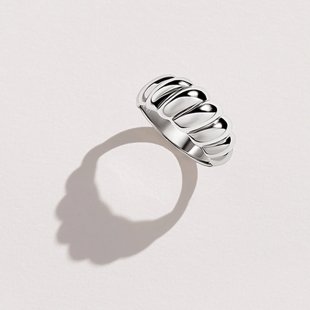 Croissant Ring in Sterling Silver - Image 2