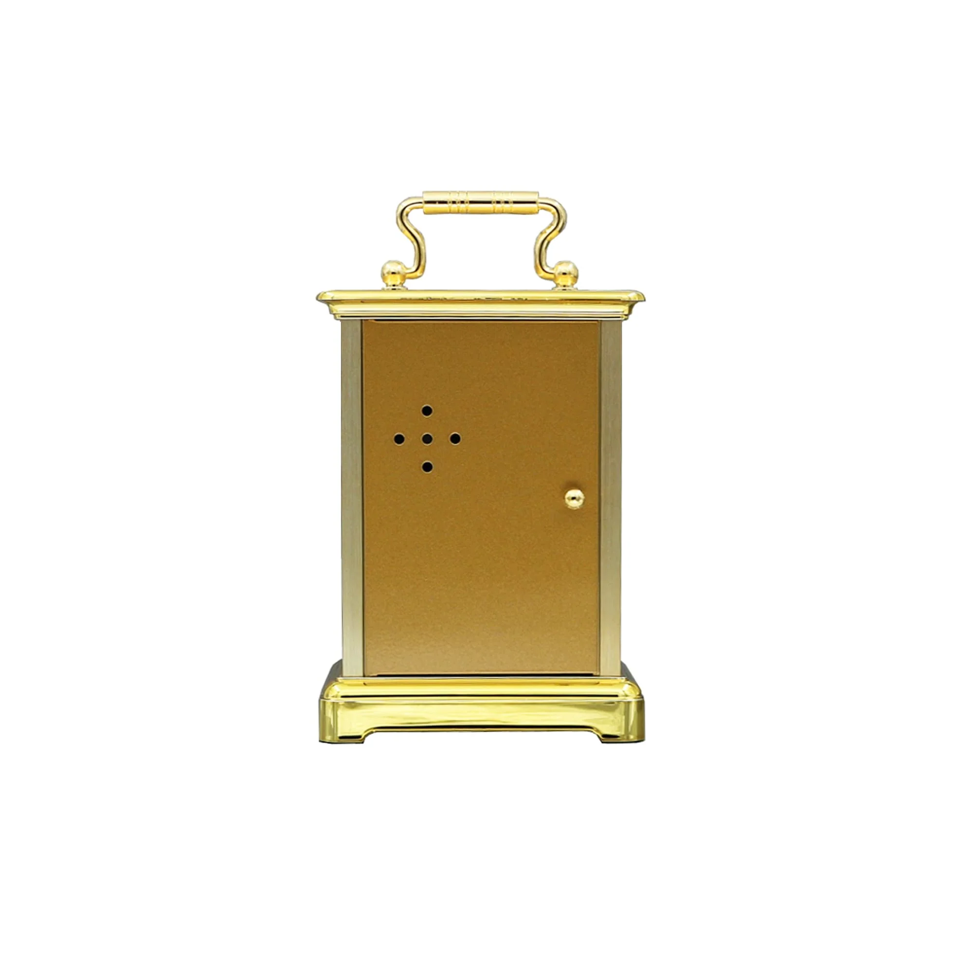 Seiko Rectangular White Quartz Table Clock QHE093-G - Image 4