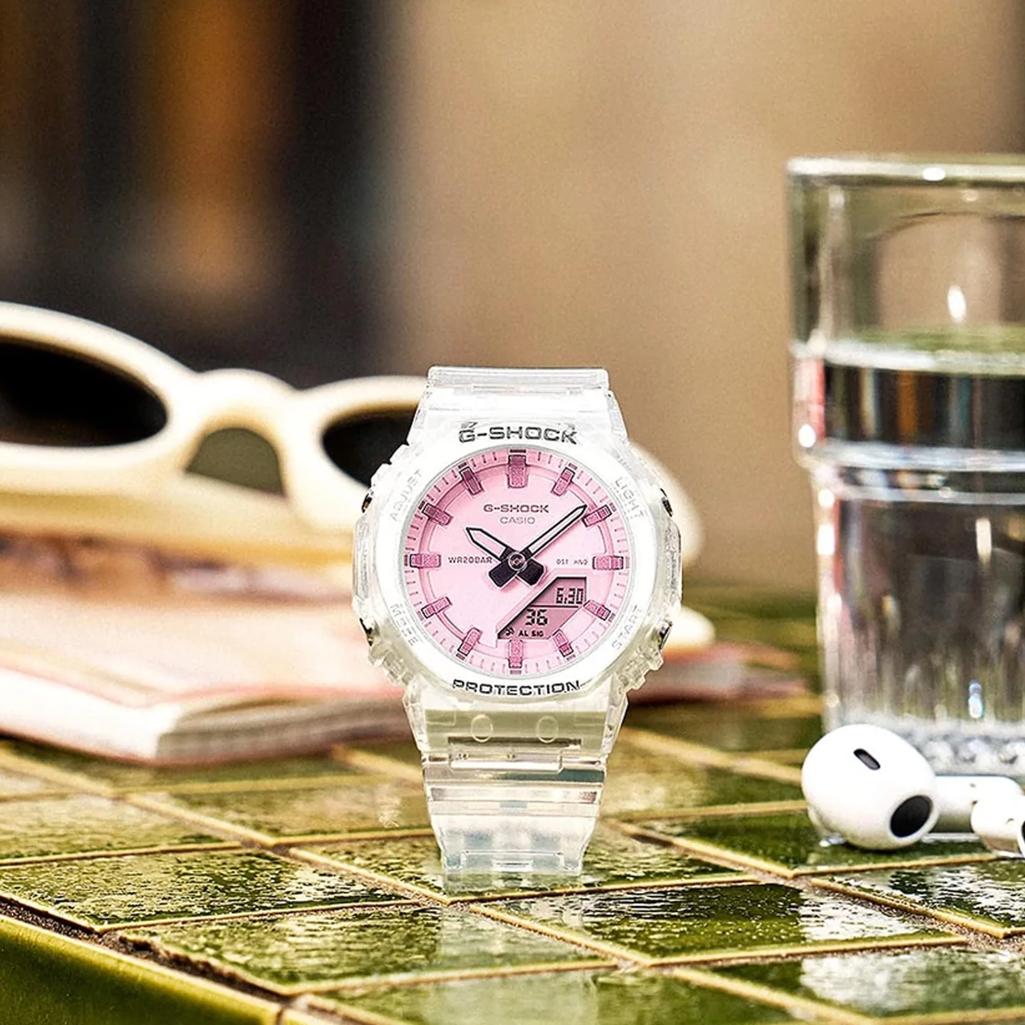 Casio G-Shock Analogue Digital Women's Watch GMAP2100SR-7A - Image 5