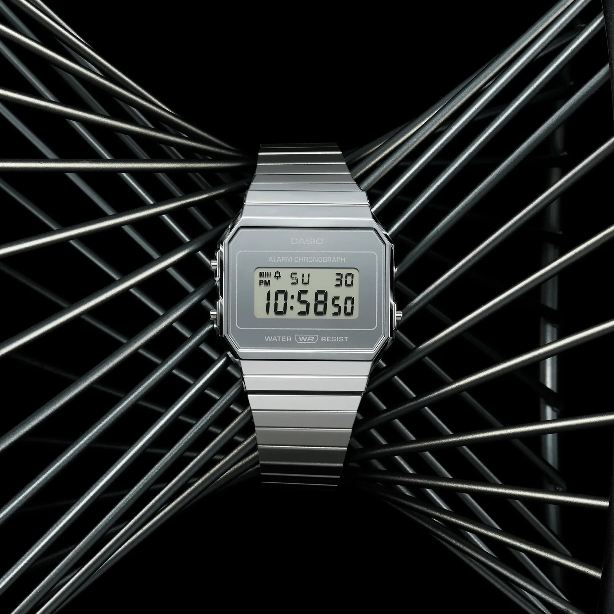Casio Vintage Quartz 35.5mm Watch A700WEV-7A - Image 2