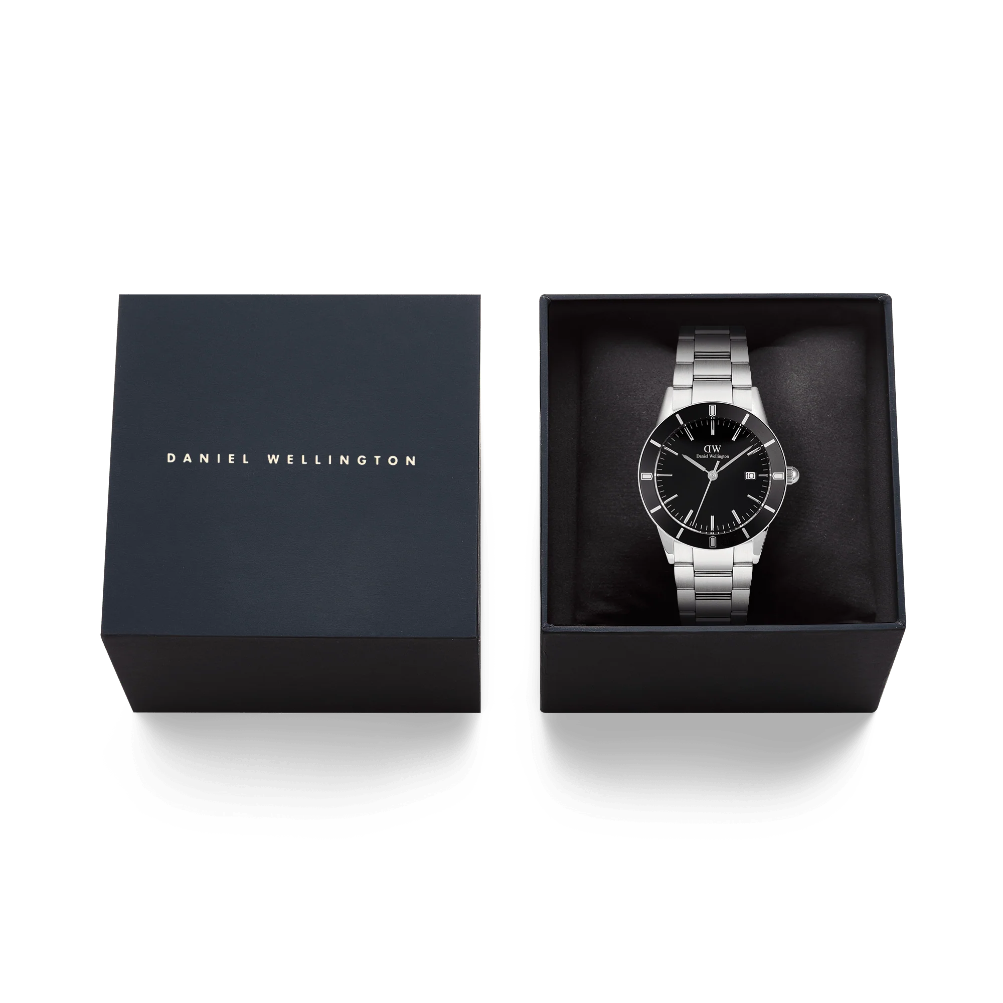 Daniel Wellington Iconic Paradigma Link Black Enamel Watch - Image 6