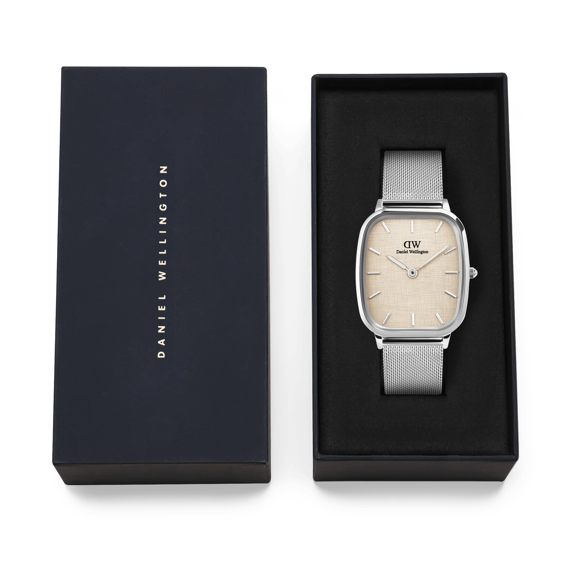 Daniel Wellington Marlon Sterling Linen Watch - Image 6